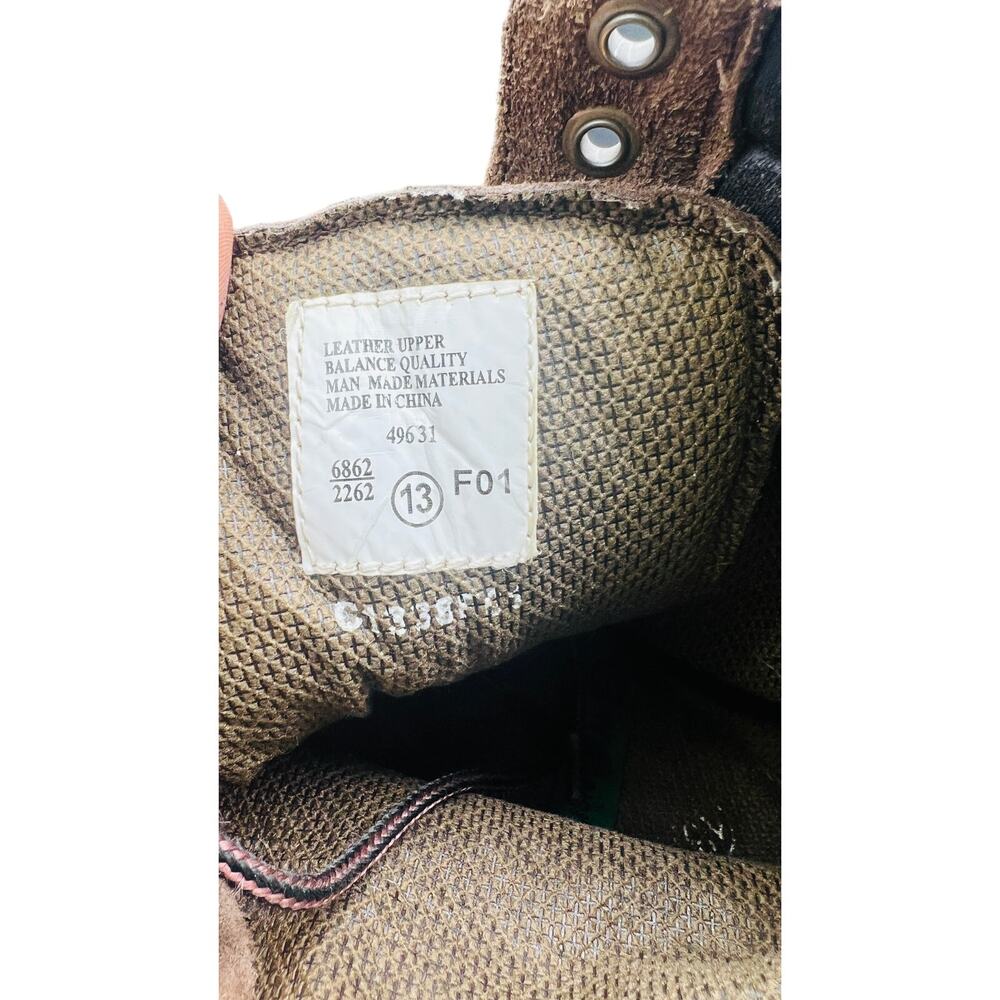 🧊 Wrangler Insulated Leather Work Boot men 13 Brown Steel Toe Style Rugged Grip - Picture 6 of 6